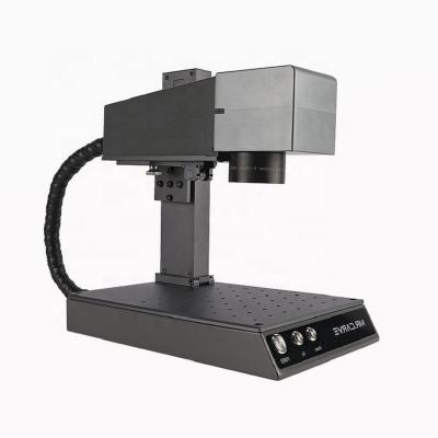 China Water-cooled M1 high power power switch metal nameplate white plastic high precision industrial optical fiber marking machine for sale