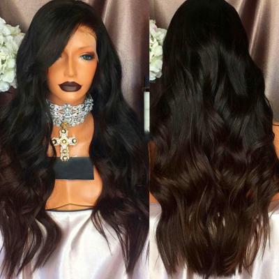 China Regular Wave Lace Wig Seller Pre Plucked Natural Brazilian Human Hair Lace Front Wigs For Black Women for sale