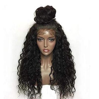 China Curly Bleached Knots Cambodian Full Lace Wig Natural Human Hair Wigs For Black Women for sale