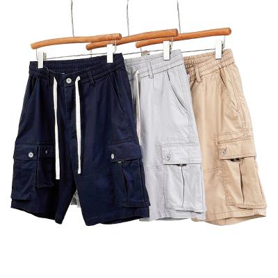 China Anti-wrinkle free sample loose fit multi-pocket cargo shorts all-match five-point straight-leg pants for sale