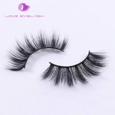 China Fashion 5d 8D natural style European and American faux mink false eyelashes for glamorous dancing, can be customized to 25mm specifications for sale