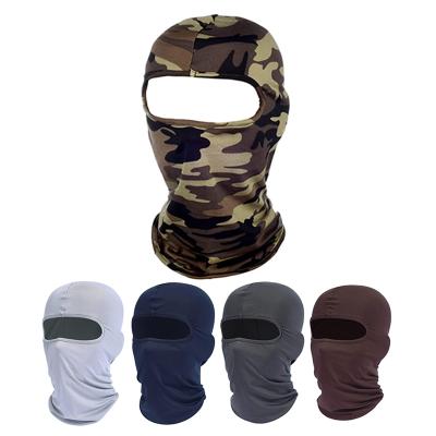 China Custom Wholesale One Hole COMMON Designer Ski Mask Cotton Camouflage Mens Printing Ski Mask for sale