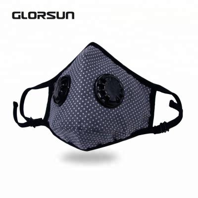 China Breathable Cotton Activated Carbon Filter Air Pollution Custom Face Masks for sale