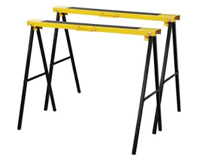 China Portable Adjustable Folding Metal Sawhorse Bracket 995*480*780mm for sale