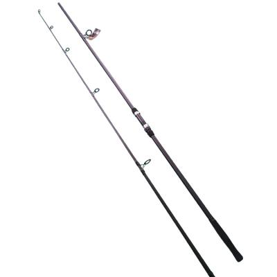 China High Quality Carbon Customizable3.6m 2 Sections Fishing Carbon Black Carp Fishing Rod for sale