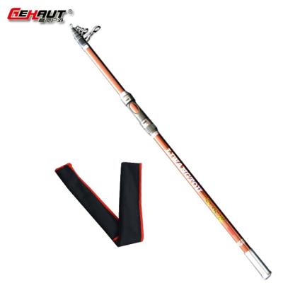 China High Carbon 3.6m 3.9m 4.2m 4.5m 5.4m Telescopic Canas De Pesca Tackle Rod for sale