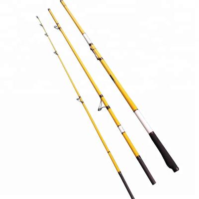 China Customizable Carbon Surf Rod 4.2M 3 Section Surf Mount Rod 100-250g for sale