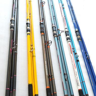 China Weihai Carbon 4.2M Factory Price Carbon Fishing Rod Masks Fast Action Surf Cast Fishing Rod for sale