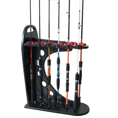 China Exterior Accessories HOT! ! ABS Plastic Fishing Rod Portable Display Stand Fishing Accessories Rod Holder for sale