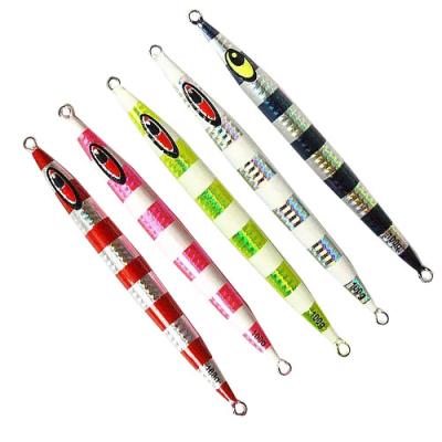 China Hot Selling SONGHE Lead OEM 100g 120g Lead Fishing Lure Saltwater Metal Vertical Jig Basting for sale