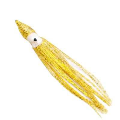 China Needle Shaped Squid Building Aid Hooks Silicone Edges Soft Octopus Fishing Lures for sale