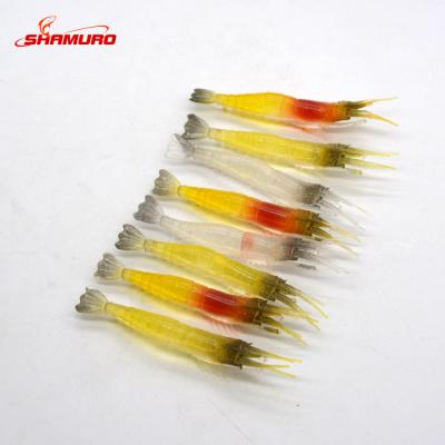 China PESCA Realistic Carp Prawn Prawn Prawn Fishing Lure Soft Bait Lure Silicone Silicone Simulation Lure Peche for sale