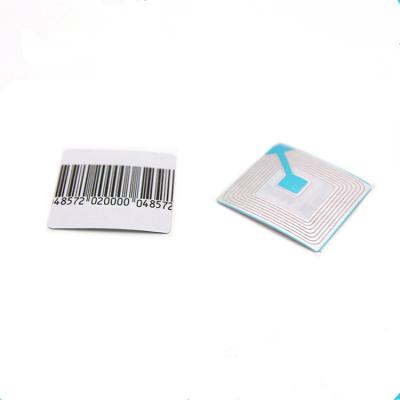 China 8.2 MHz sticker rfid thermal sensor anti theft barcode label Rfid LABEL barcode label eas for sale