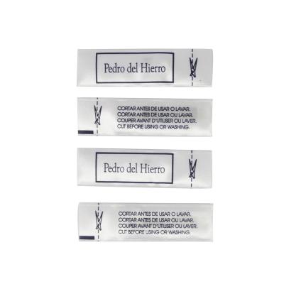 China Eas Woven Labels Customized 8.2mhz Burglar 58khz Clothes Anti Theft Shop Burglar Labels Eas Woven Garment Labels for sale