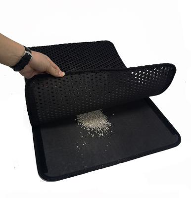 China Double Layer Durable Waterproof EVA Cat Litter Bottom Easy Release Mat for sale