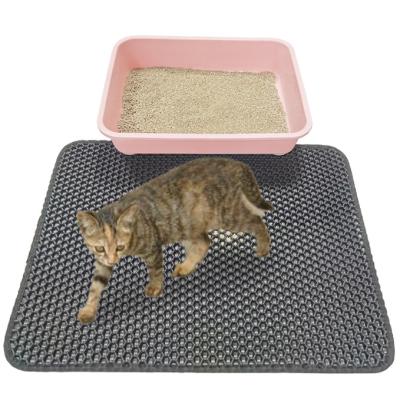 China Collapsible Bottom Single Layer Cat Litter Mat With Waterproof Easy Cleaning for sale