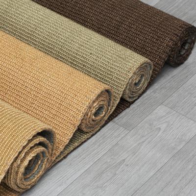 China Modern Natural Household Sisal Carpet Vintage Natural Sisal Blankets For Summer for sale