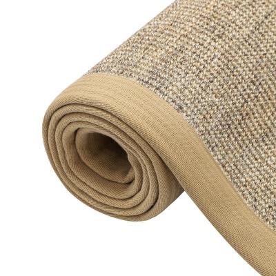 China Wholesale High Quality Eco-friendly Plant Plankton Blanket Jute Carpet Sisal Rug Blanket For Bedroom for sale