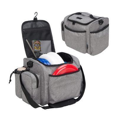 China Fashionable High Quality Waterproof Portable Frisbee Disc Golf Disc Bag Custom Foldable Shoulder Bags For Ladies Mens for sale