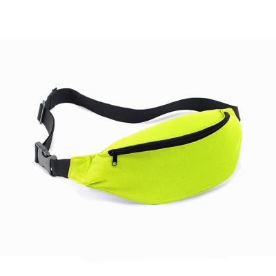 China Promotional Lightweight Adjustable Belt Fashion Solid Color Sports Fitness Fanny Pack Waist Bag Cross Body Sling Bag For Women Men for sale