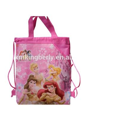 China Gift Bag Beauty Princess Backpack, Cute Drawstring Nonwoven Bag for sale