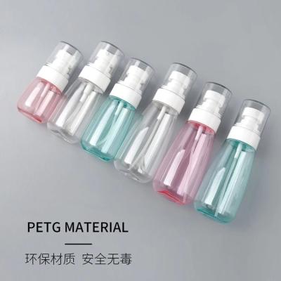 China PETG Cosmetic Luxury Spray Bottles Fine Mist Sprayers Atomizers Makeup Container For Travel Perfumes And Alcohol for sale