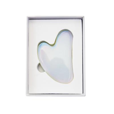 China New product eco-friendly gua sha logo hot sale opalite gua opal sha for sale