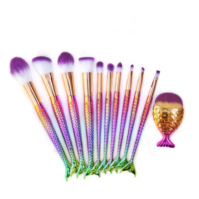 China Angular Blush Factory Sale New Products Makeup Brush Mermaid Make Up Brushes Makeup Brushes Base for sale