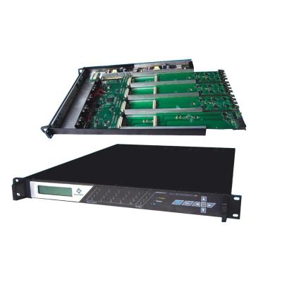 China 8 in 1 MPEG-2/MPEG-4 SD Encoder with 14ESD04 Multiplexer and 14ESD04 Scrambler for sale