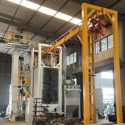 China Building Material Shops Factory Cheap Catenary Shot Blasting Machine For Exterior Cleaning for sale