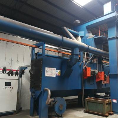 China Q38 Hanger Outdoor Catenary Shot Blasting Cleaning Machine For Outdoor Cleaning for sale