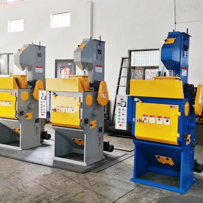 China Stores Q324 type tumble type rubber belt type shot blasting machine crawler construction material machine for sale