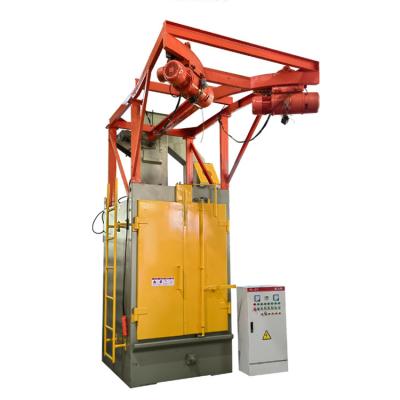 China Q37 Series Double Hook Shot Blasting Surface Cleaning Machine Remove Oxide Skin For Casting for sale