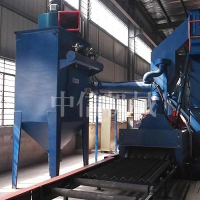 China Roller Surface Cleaning Type Shot Blasting Machine For Large Workpiece To Remove Skin And Oxide Rust for sale