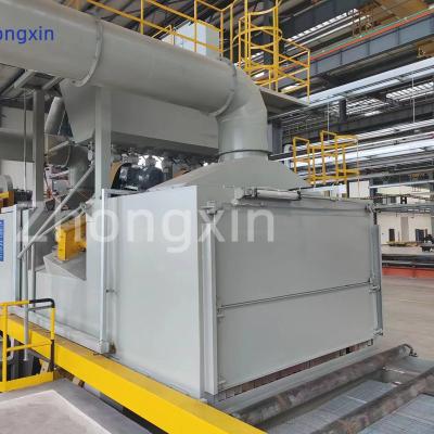 China Custom Q69 Steel Sheet Profile Steel Structure Roller Pass Surface Cleaning Machine for sale