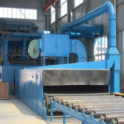 China Surface Cleaning Type Steel Plate Pretreatment Steel Plate Profile Pretreatment Roller Line for sale