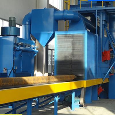 China Q69 Series Surface Cleaning Continuous Roller By Automatic Shot Blasting Machine Delivery for sale