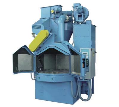 China Rotary table surface shot blasting cleaning machine for surface gear aluminum alloy steel rust removal for sale