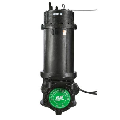 China Wastewater treatment water pump manufacturer dirty water load full non-clogging stainless steel submersible sewage pump for sale