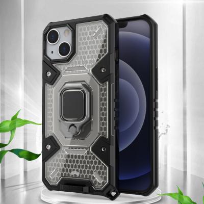 China Shockproof 3 IN 1 Ring Stand Kickstand Cell Phone Case Back Cover For iPhone 12 13 mini PRO max S21 OPPO case for sale