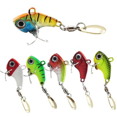 China Lead Colead Fast delivery Metal Jig 5g/7g/10g/20g Hard Lure Spoon Vibration Rotary  Artificiais Pesca Spinner Fishing Lure for sale