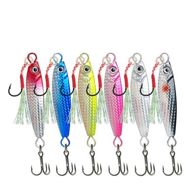 China Lead Colead Lead Fishing Lure 7g 10g 15g 20g 25g 30g Slow Jigging Artificial sinker lures jigs molds Hard Bait Bass for sale