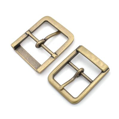 China Bags / Belt / Custom Belt Pin Buckle For Bag New Style 64x51mm Antique Leather Brass Metal for sale