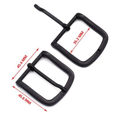 China Shiwang 35mm Black Watch Strap Pin Buckle Manufacturer Custom Roller Pin Buckle for sale