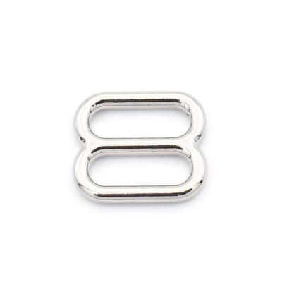 China Bag 23x20mm Metal Bag Accessories 8 Form Adjustable Slide Buckle For Strap for sale