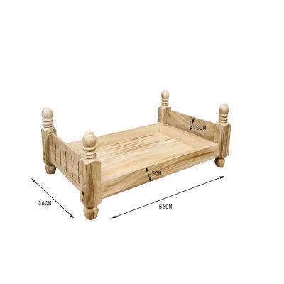 China 2021 Wholesale High Quality Viable Manufacturer Pet Bed Wooden Back to Nature Dog Bed Cat Bed for sale