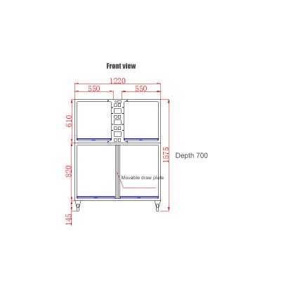 China Stored Large Pet Power Cage Stainless Steel Version Cat Dog Cage Pet Store Adoptive Display Cage for sale