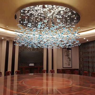 China Modern Simple Modern Butterfly Chandelier Living Room Lamp Project Hotel Style Staircase Luxury Chandelier for sale