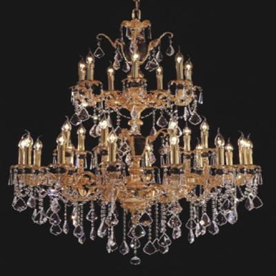 China Wholesale Luxury Luxury Glass Crystal Light Fixture Wedding Decorations Candle Chandelier For Hotel for sale