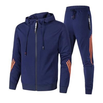 China Antibacterial Full Sleeve Sporty Casual Long Zipper Running Spring Mens Clothing Mens Jogging Sweatsuit for sale